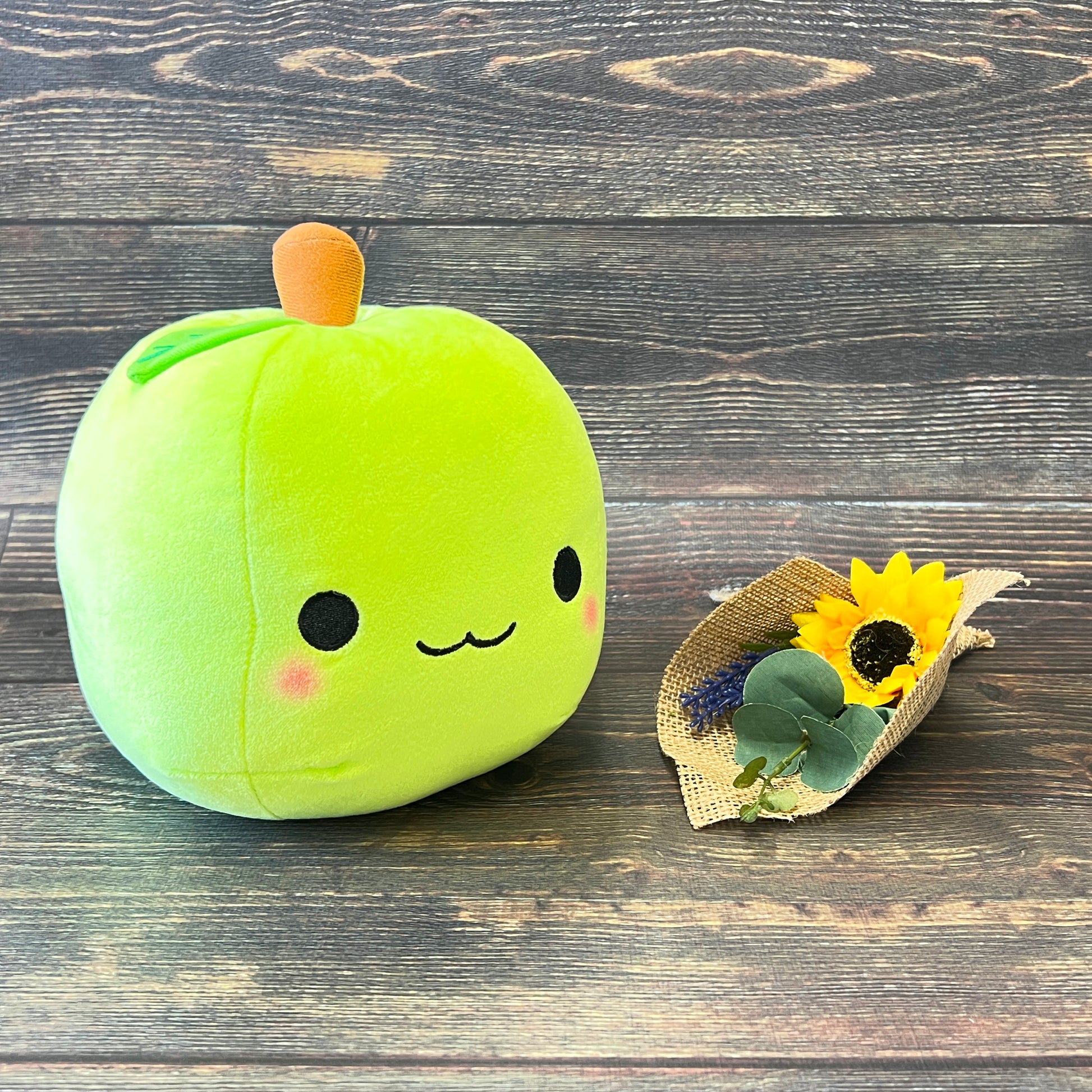Impression of Apple Fruit Stuffed Toy Ringochan Green