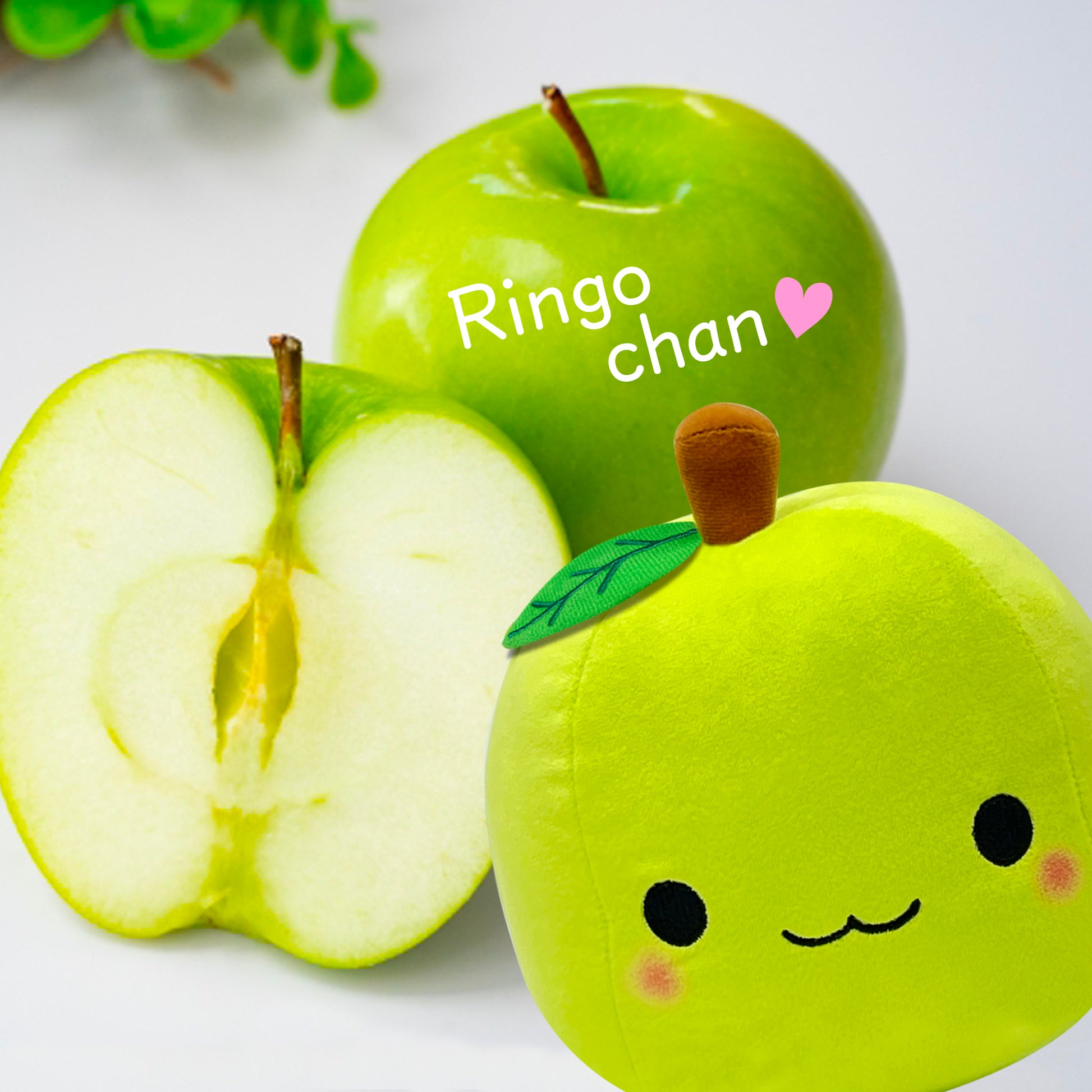 Instagram of Apple Fruit Stuffed Toy Ringochan Green
