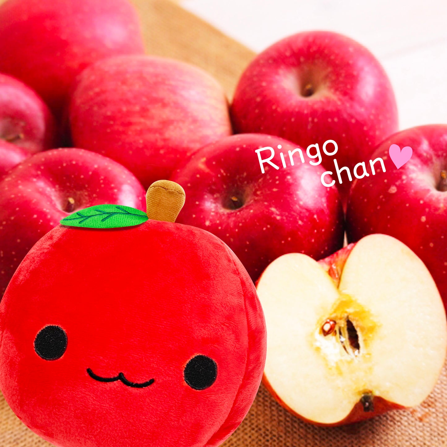 Instagram of Apple Fruit Stuffed Toy Ringochan Red
