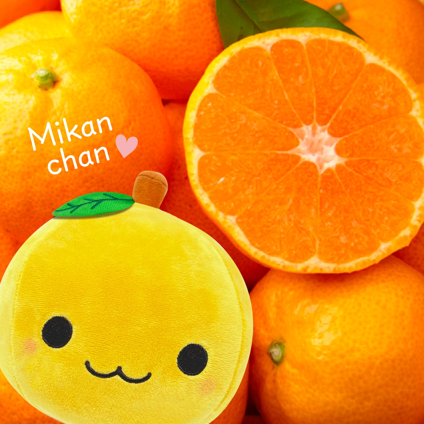Instagram of Orange Fruit Stuffed Toy Mikanchan Yellow
