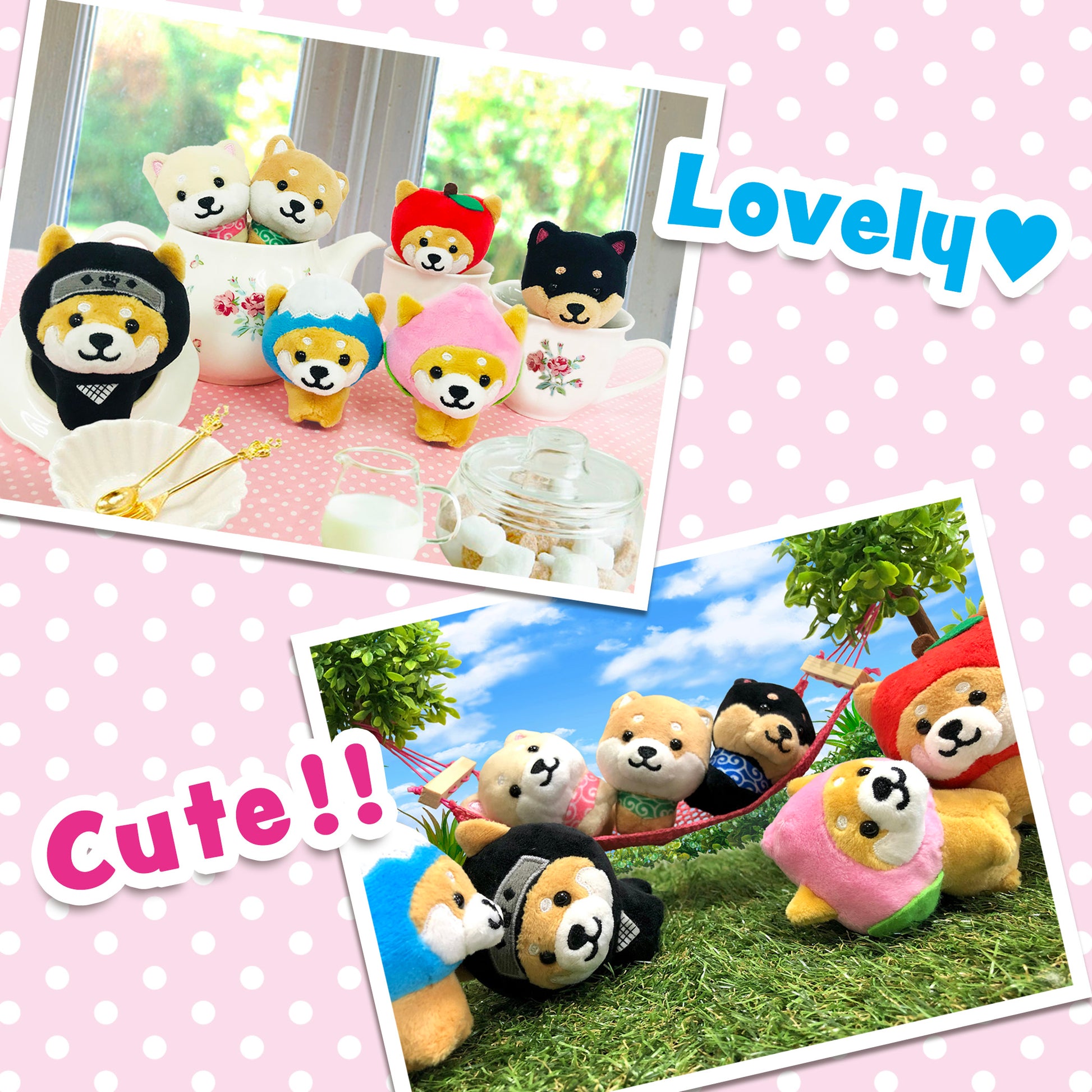 Various Stuffed dog Mameshiba 