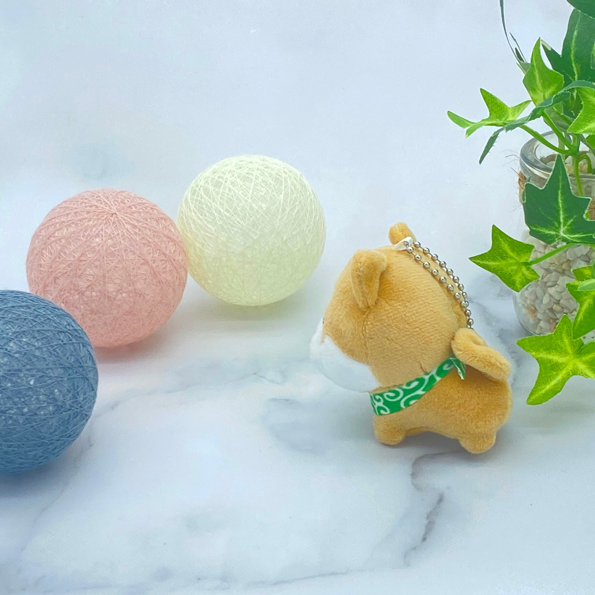 Shiba Inu Dog Keychain Cute Stuffed Animal Toy Mameshiba – e