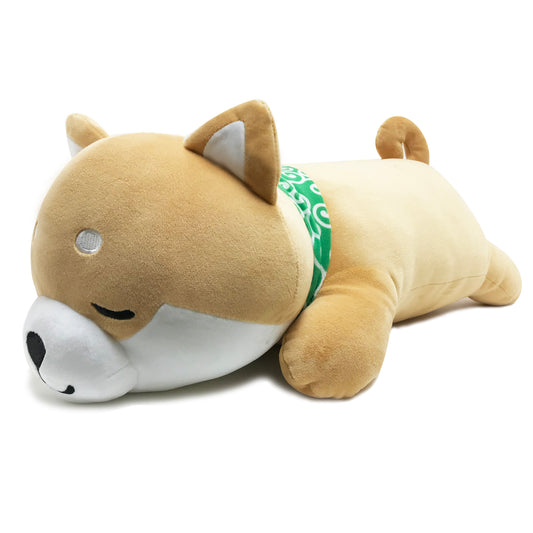 Stuffed dog Mameshiba brown pillow